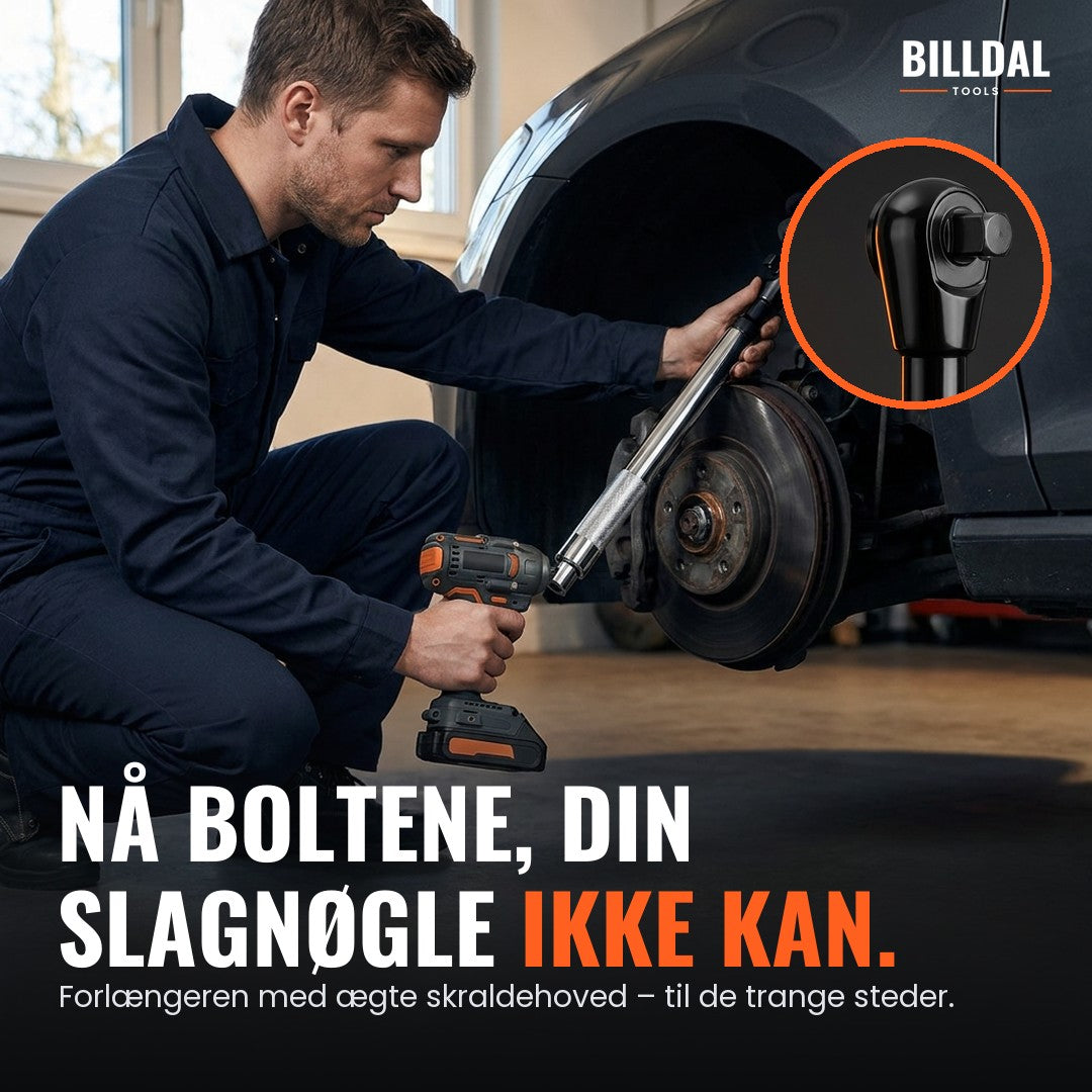 Billdal Offset Extension Pro i brug ved hjulophænget
