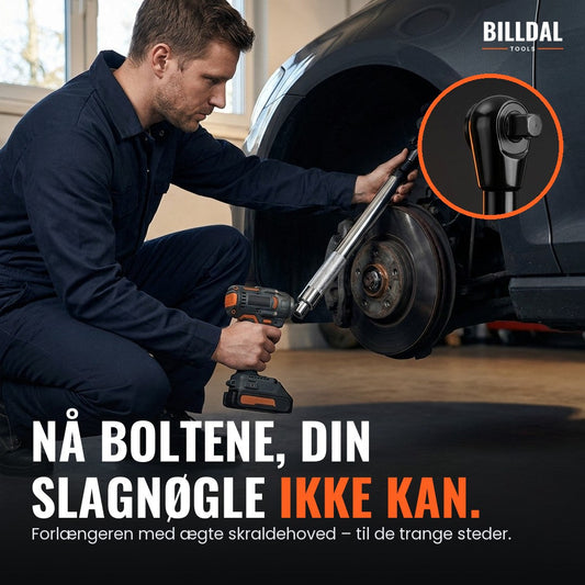 Billdal Offset Extension Pro i brug ved hjulophænget