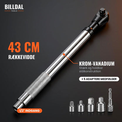 Billdal Offset Extension Pro 43 cm med 5 adaptere
